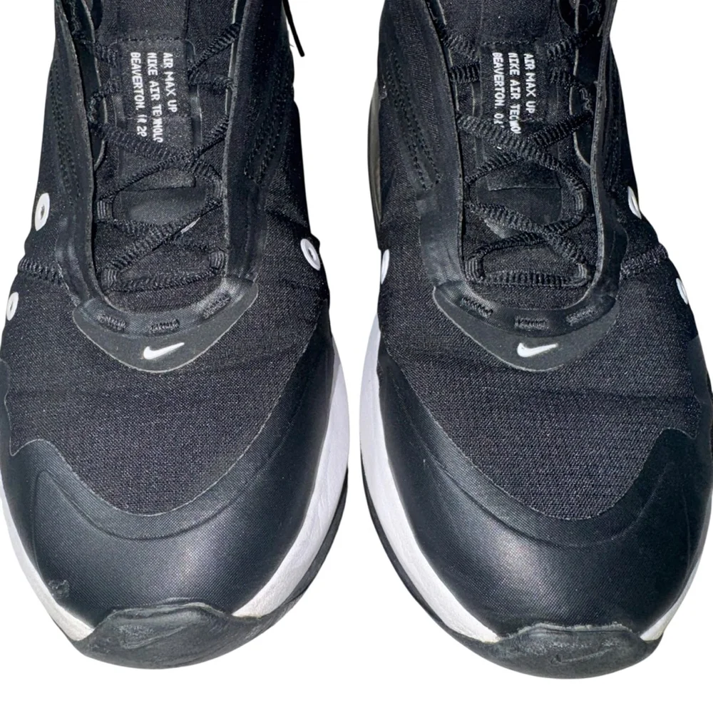 Womens Nike Air Max UP Black White Sneakers Size 10 CT1928-002